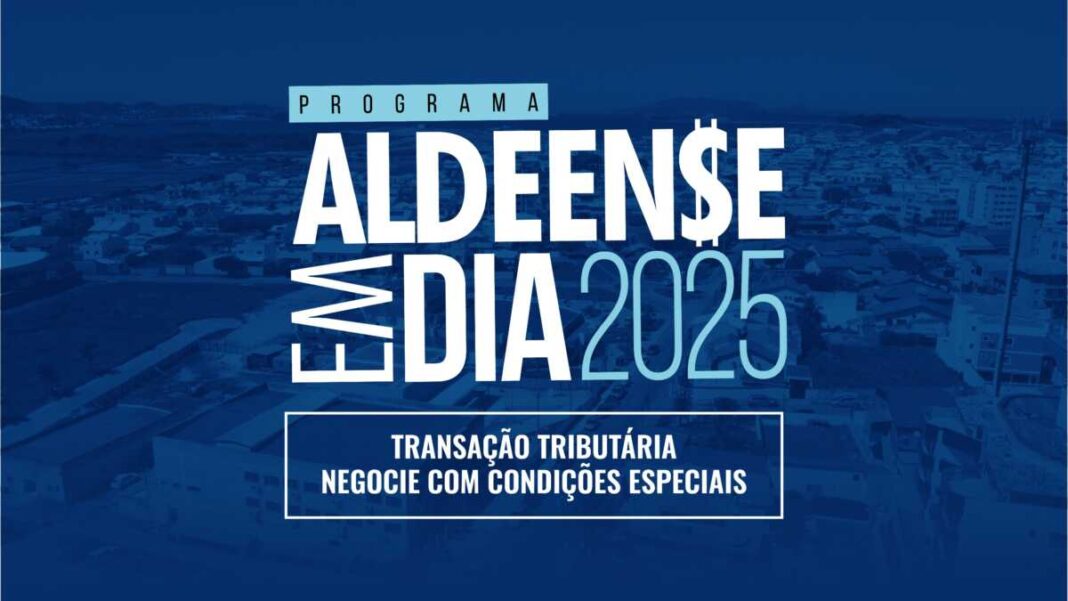 Contribuintes têm até 31 de março para aderirem ao programa “Aldeense em Dia”