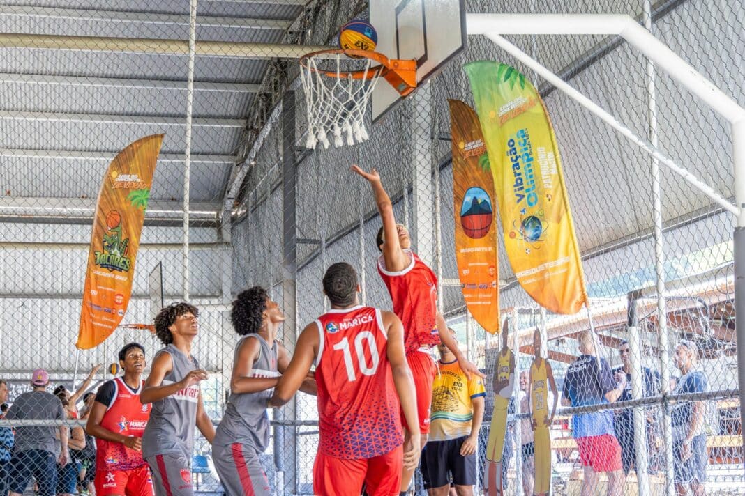 Alunos do projeto Maricá Cidade Olímpica participam da 2° Liga de Verão 3×3