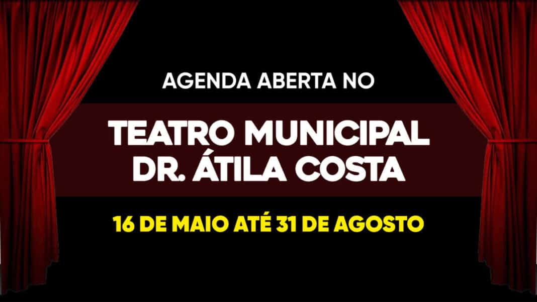 Aviso – Agenda do Teatro Municipal