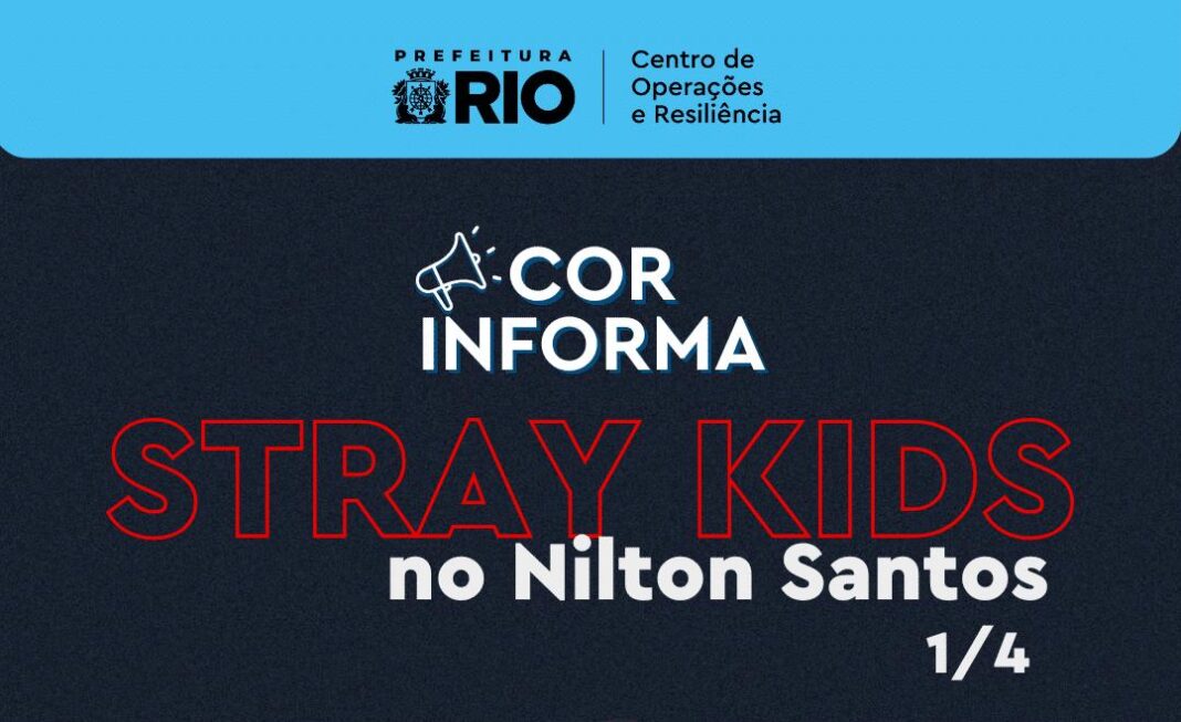 Confira o esquema especial de trânsito preparado para o show do Stray Kids no Nilton Santos nesta terça (2/4)