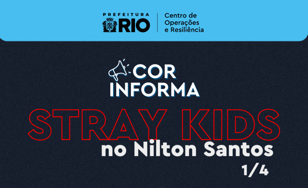 Confira o esquema especial de trânsito preparado para o show do Stray Kids no Nilton Santos nesta terça (2/4)