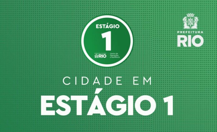 Município do Rio de Janeiro retornou ao Estágio 1 às 22h40 desta quinta-feira, 20 de março de 2025