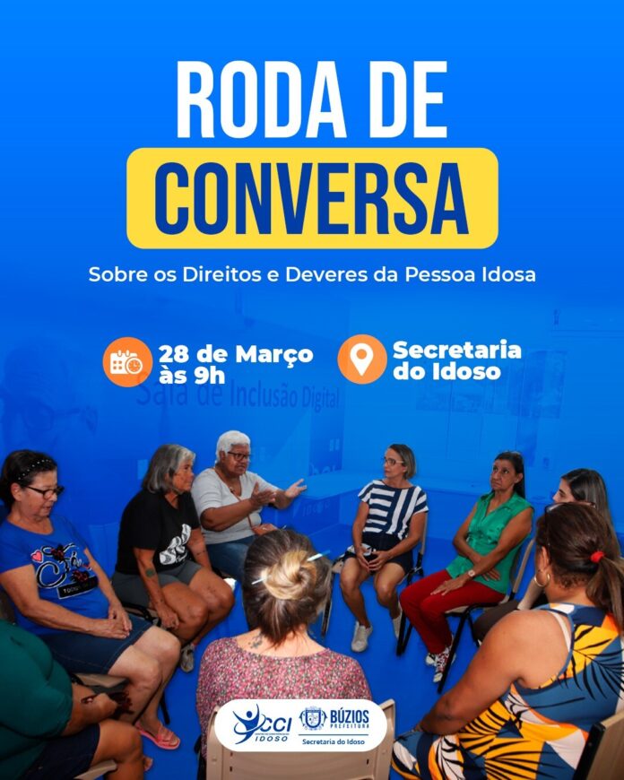 Prefeitura de Búzios promove roda de conversa sobre Direitos e Deveres da Pessoa Idosa