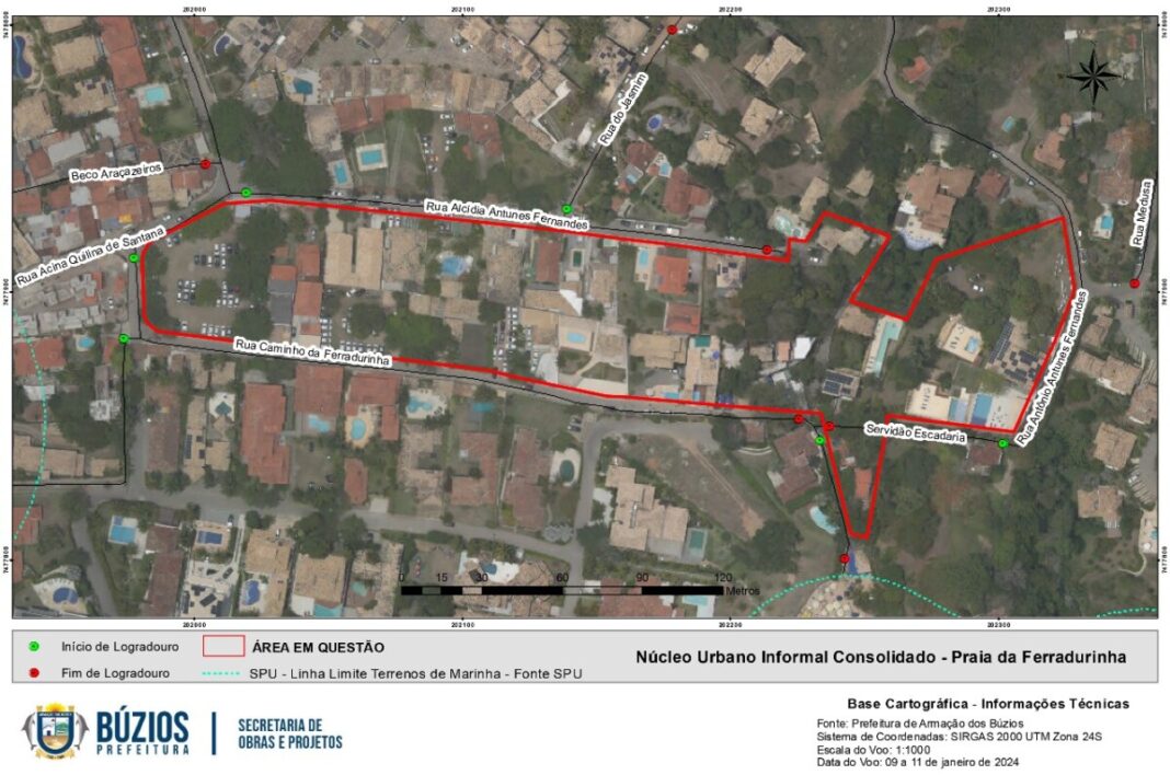 Prefeitura de Búzios realiza reunião com moradores do bairro Ferradurinha para implantação de Regularização Fundiária Urbana