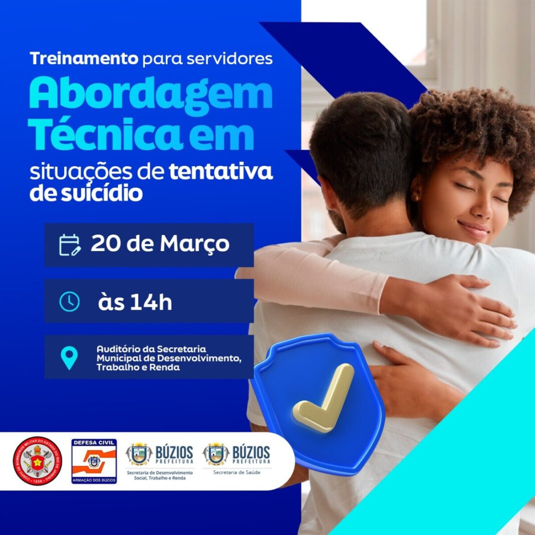 Secretaria de Saúde promove treinamento técnico para abordagem em tentativas de suicídio