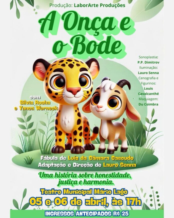 Teatro Mário Lago terá clássico infantil no próximo fim de semana