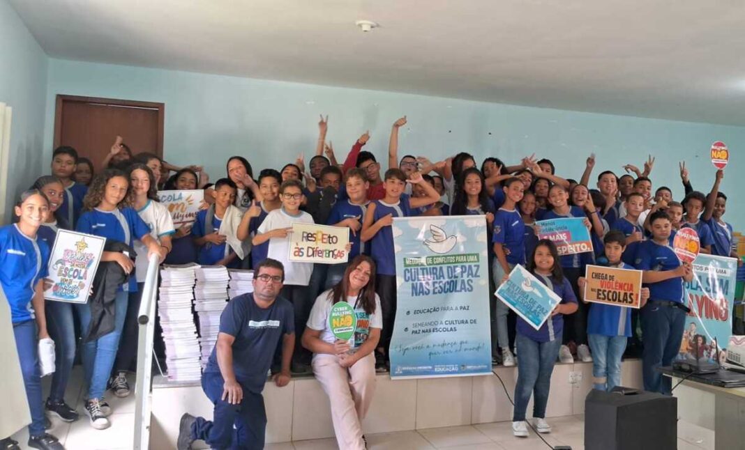 Alunos da rede municipal de São Pedro da Aldeia participam de ações contra o bullying nas escolas 
