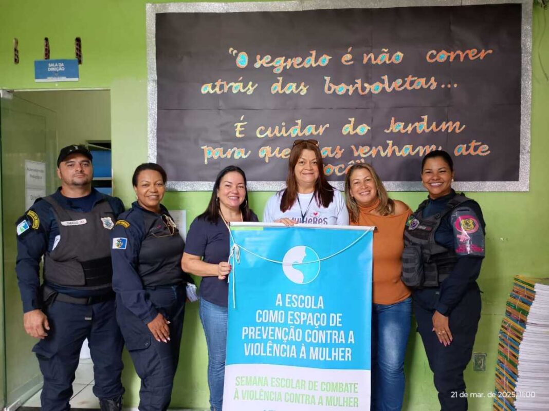 Campanha de Combate à Violência Contra a Mulher leva conscientização às escolas municipais aldeenses