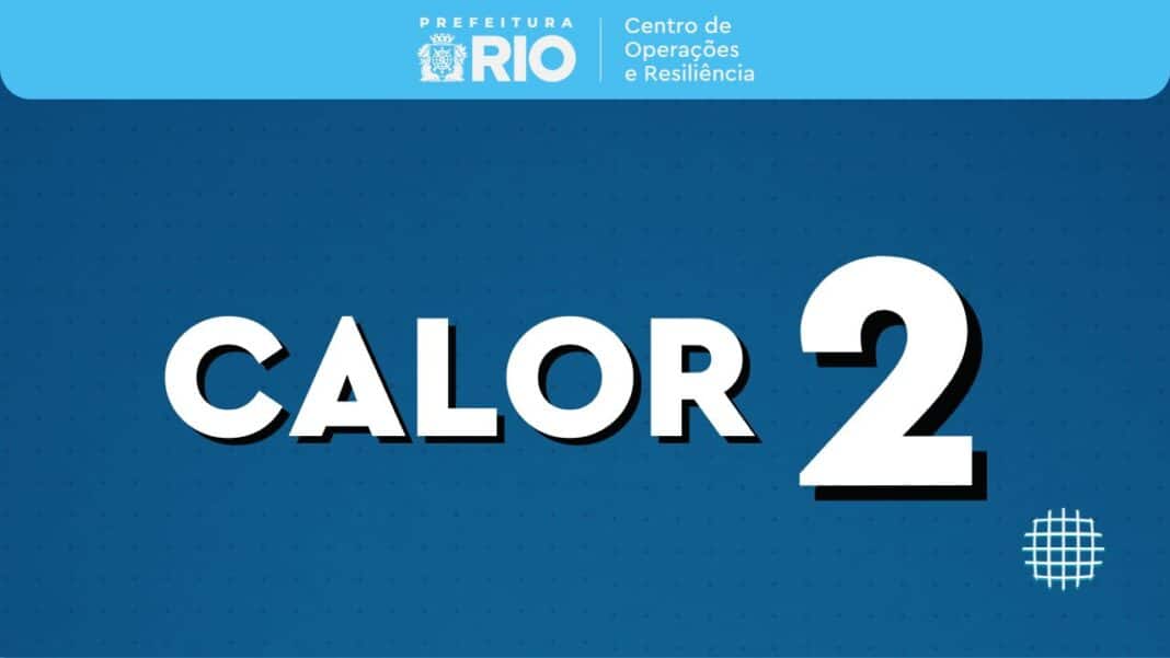 Município do Rio atinge o CALOR 2 às 11h40 desta terça-feira, dia 1º de abril de 2025