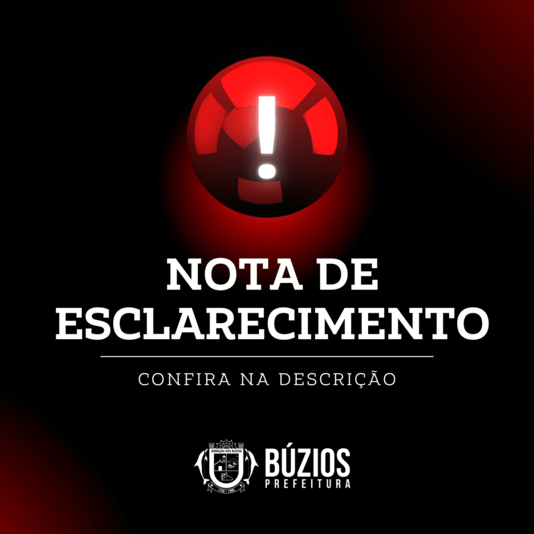 NOTA OFICIAL – ESCLARECIMENTO E PROPOSTA DE COOPERAÇÃO INSTITUCIONAL