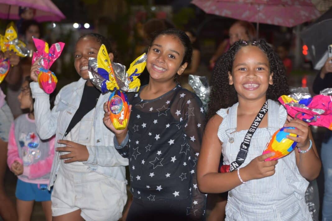 Páscoa Encantada garante diversão para crianças no Centro de Maricá