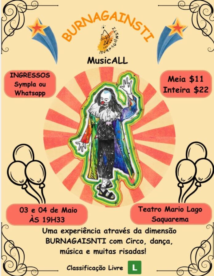 Teatro Mário Lago recebe novamente o espetáculo “Burnagainsti dimensões abertas”