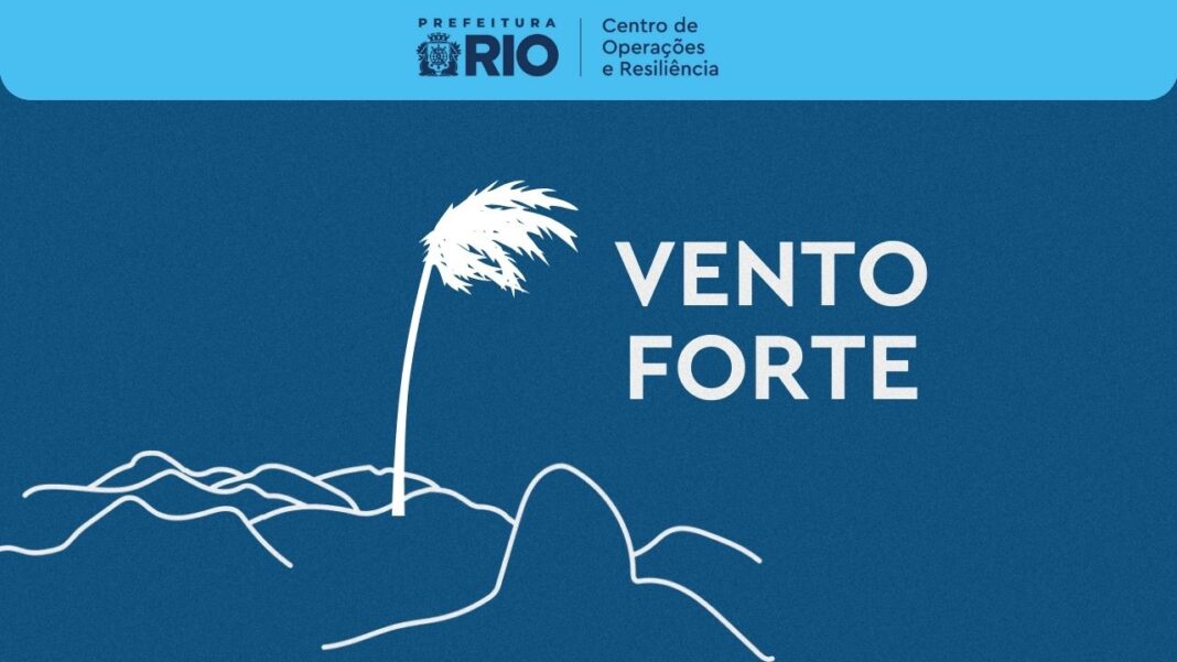 Aviso Meteorológico: Rio tem previsão de ventos fortes | Veja as recomendações do COR e Defesa Civil
