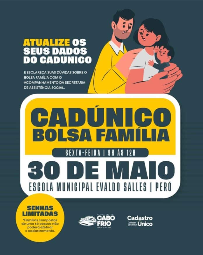 Cabo Frio realiza ação intersetorial do “Programa Bolsa Família”