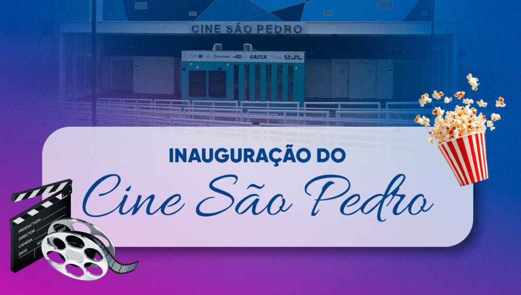 Cine São Pedro será inaugurado nesta sexta-feira (23) com show do cantor Buchecha