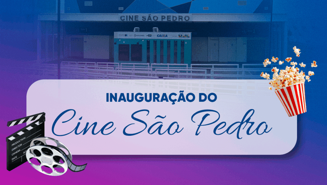 Cine São Pedro será inaugurado nesta sexta-feira (23) com show do cantor Buchecha