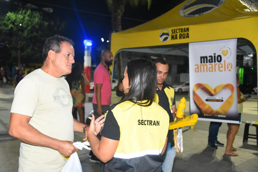 Maio Amarelo: Maricá faz ação de conscientização sobre acidentes no trânsito