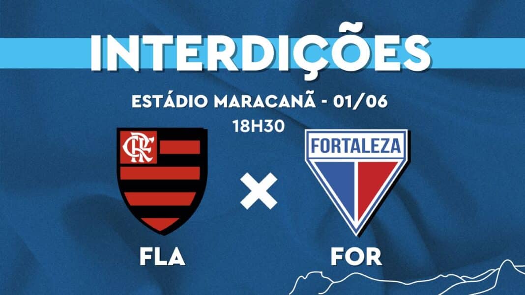 Maracanã: confira o esquema especial de trânsito para o jogo Flamengo x Fortaleza neste domingo (01/06)