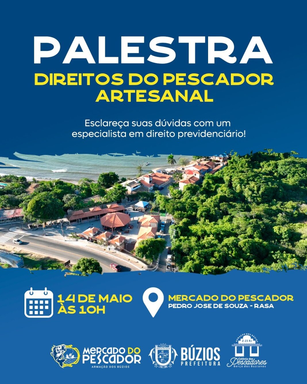 Mercado do Pescador promove palestra sobre direitos do pescador artesanal