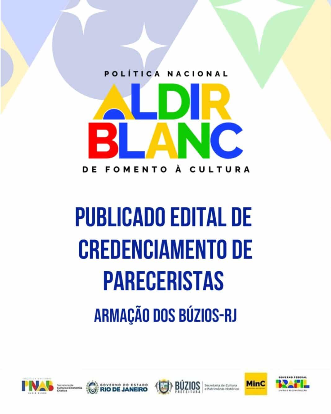 Prefeitura de Armação dos Búzios abre credenciamento para pareceristas da Lei Aldir Blanc