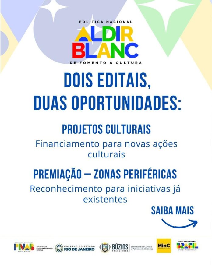 Prefeitura de Búzios lança editais para fomentar a cultura na cidade