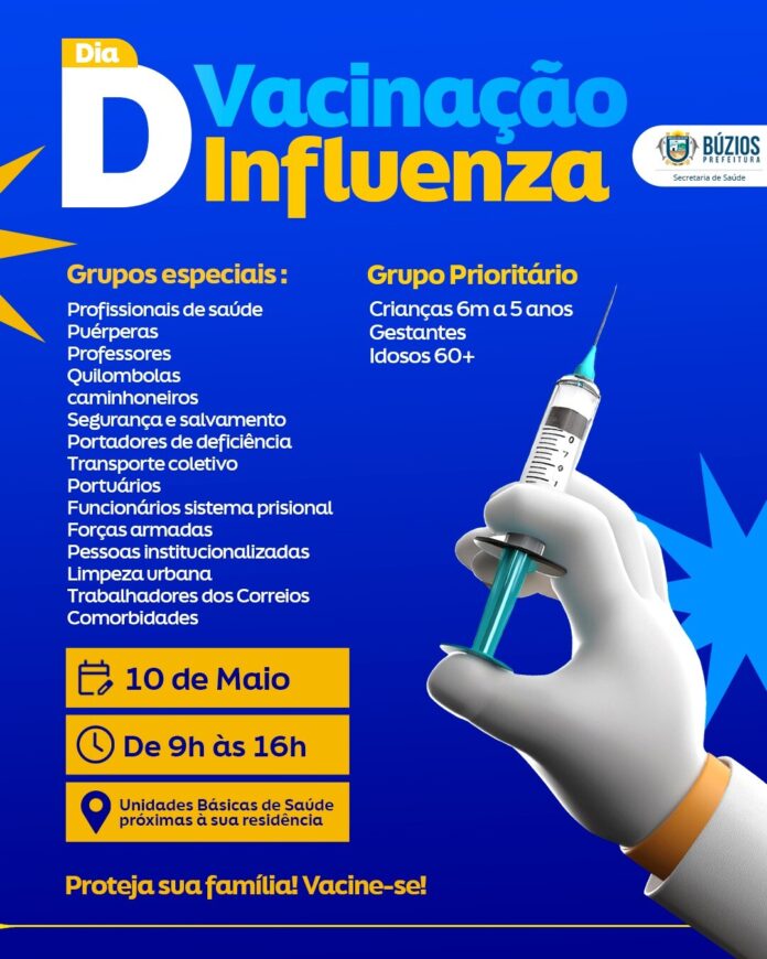 Prefeitura de Búzios promove Dia D em todas as unidades de saúde