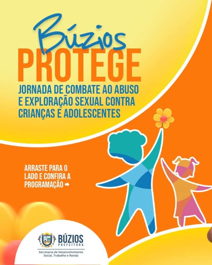 Prefeitura de Búzios realiza jornada “Búzios Protege” em combate à violência sexual contra crianças e adolescentes