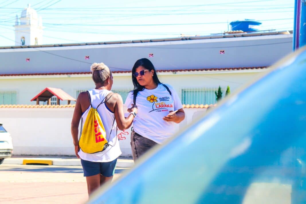 Prefeitura de Maricá realiza ação de conscientização pelo Maio Laranja
