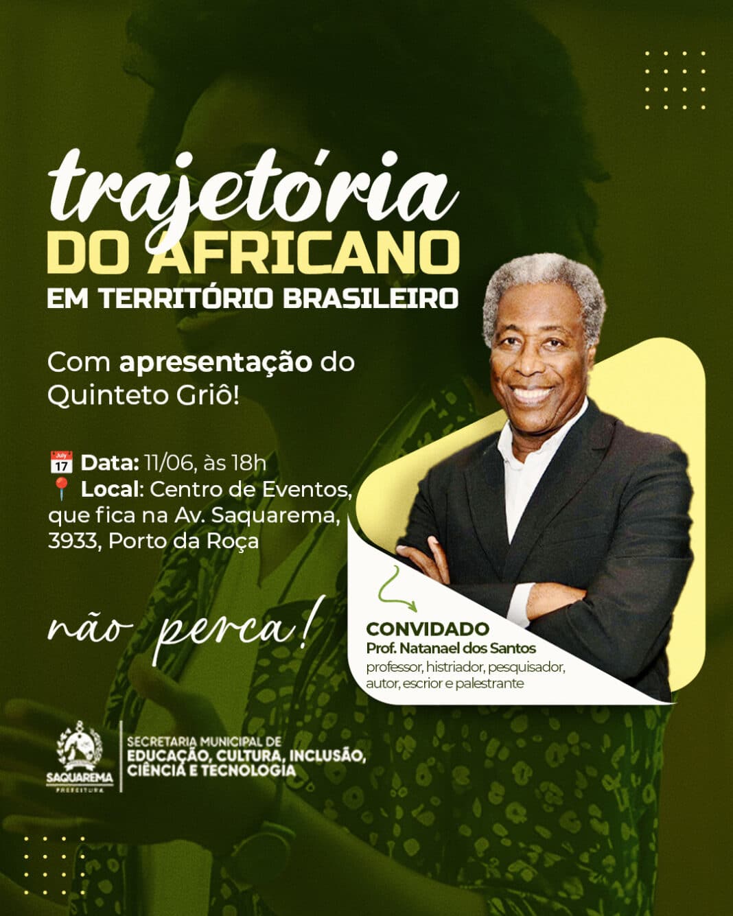 Prefeitura realiza palestra cultural sobre a trajetória do africano no Brasil com participação de municípios da região