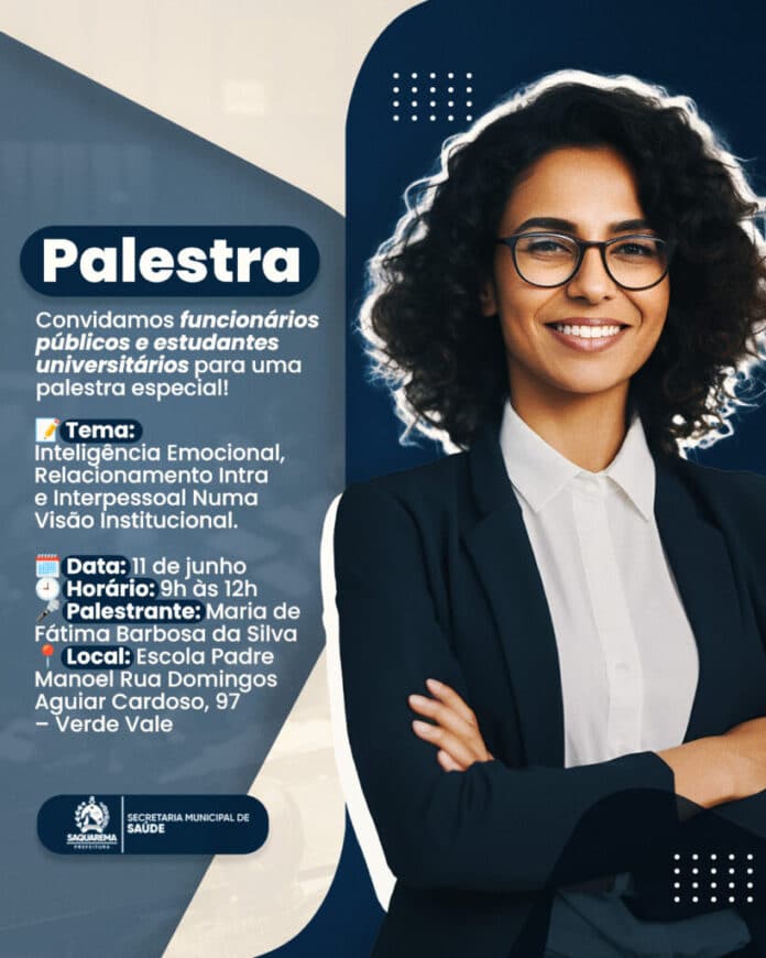 Prefeitura realizará palestra sobre inteligência emocional