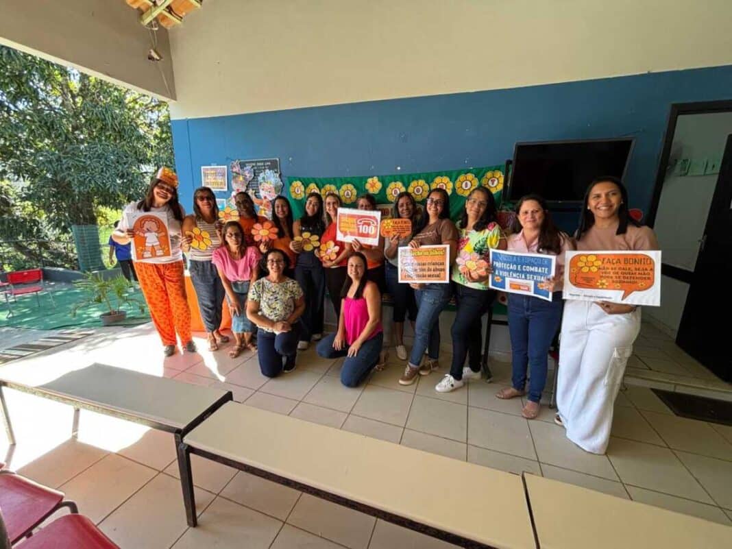 Secretaria de Educação realiza ações voltadas à campanha de proteção à criança e ao adolescente