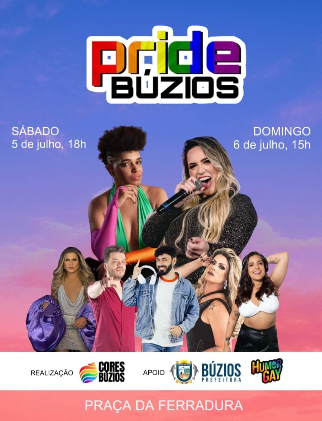 10º Pride Búzios acontece neste fim de semana na Praça da Ferradura