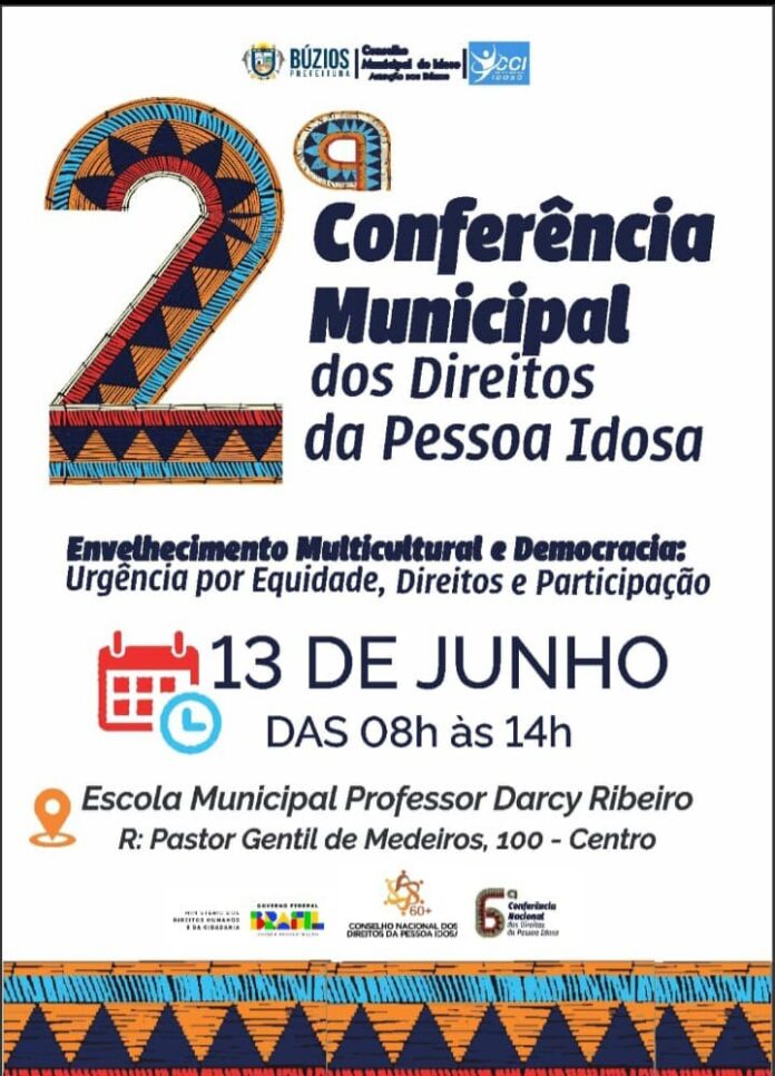 2ª Conferência Municipal dos Direitos da Pessoa Idosa acontece no dia 13 de junho com foco em equidade e participação social