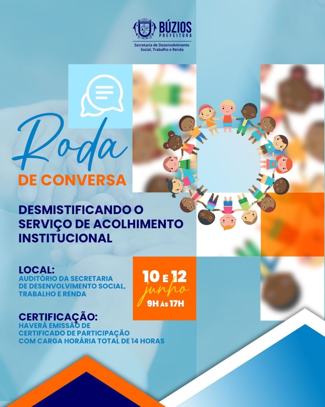 Búzios promove roda de conversa sobre o serviço de acolhimento institucional