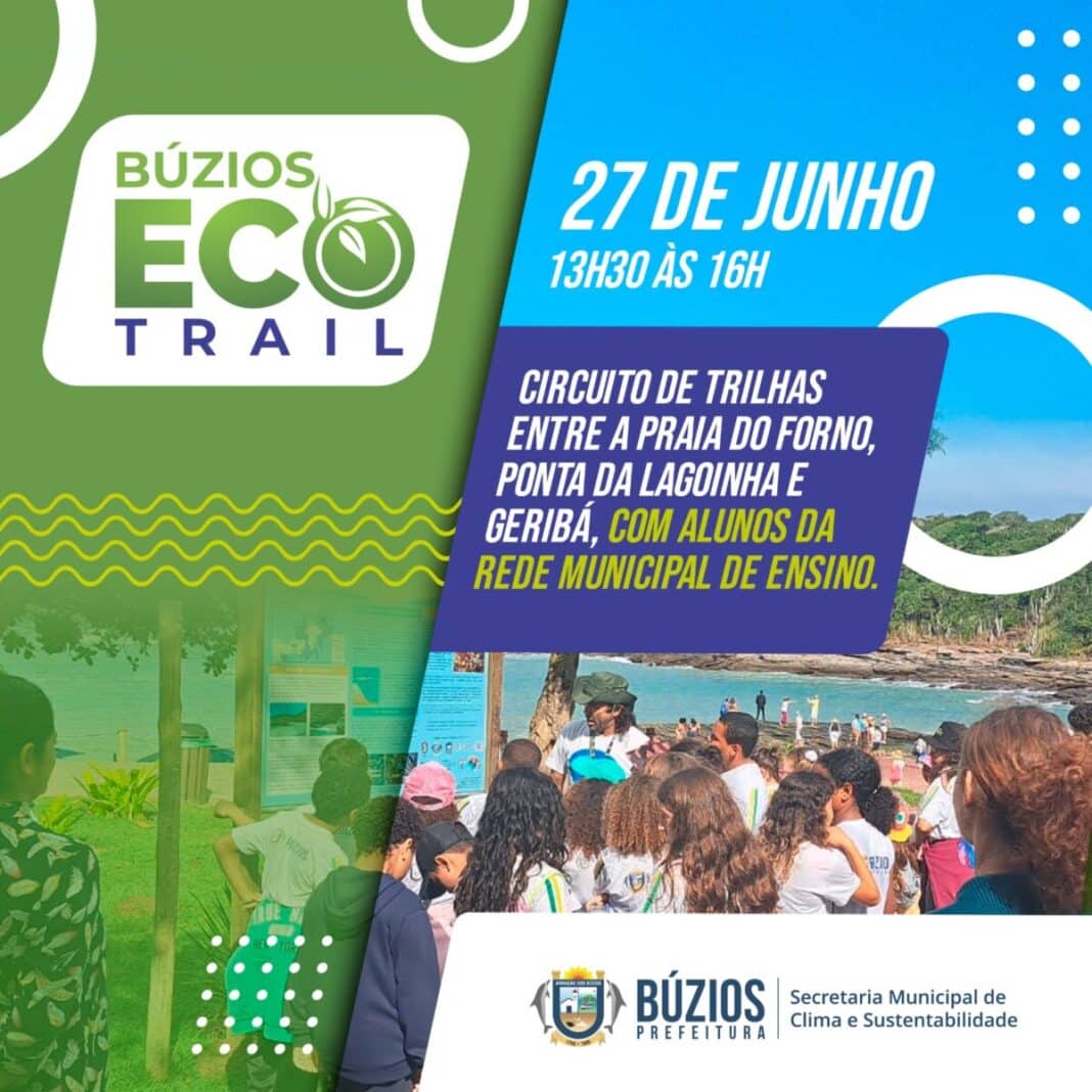 Búzios realiza Eco Trail e plantio de mudas nesta sexta-feira na Praia do Forno