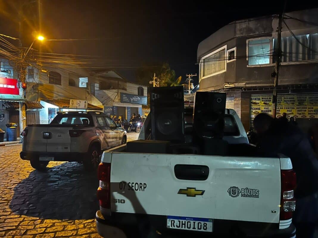 Búzios realiza fiscalização de combate à perturbação do sossego neste fim de semana