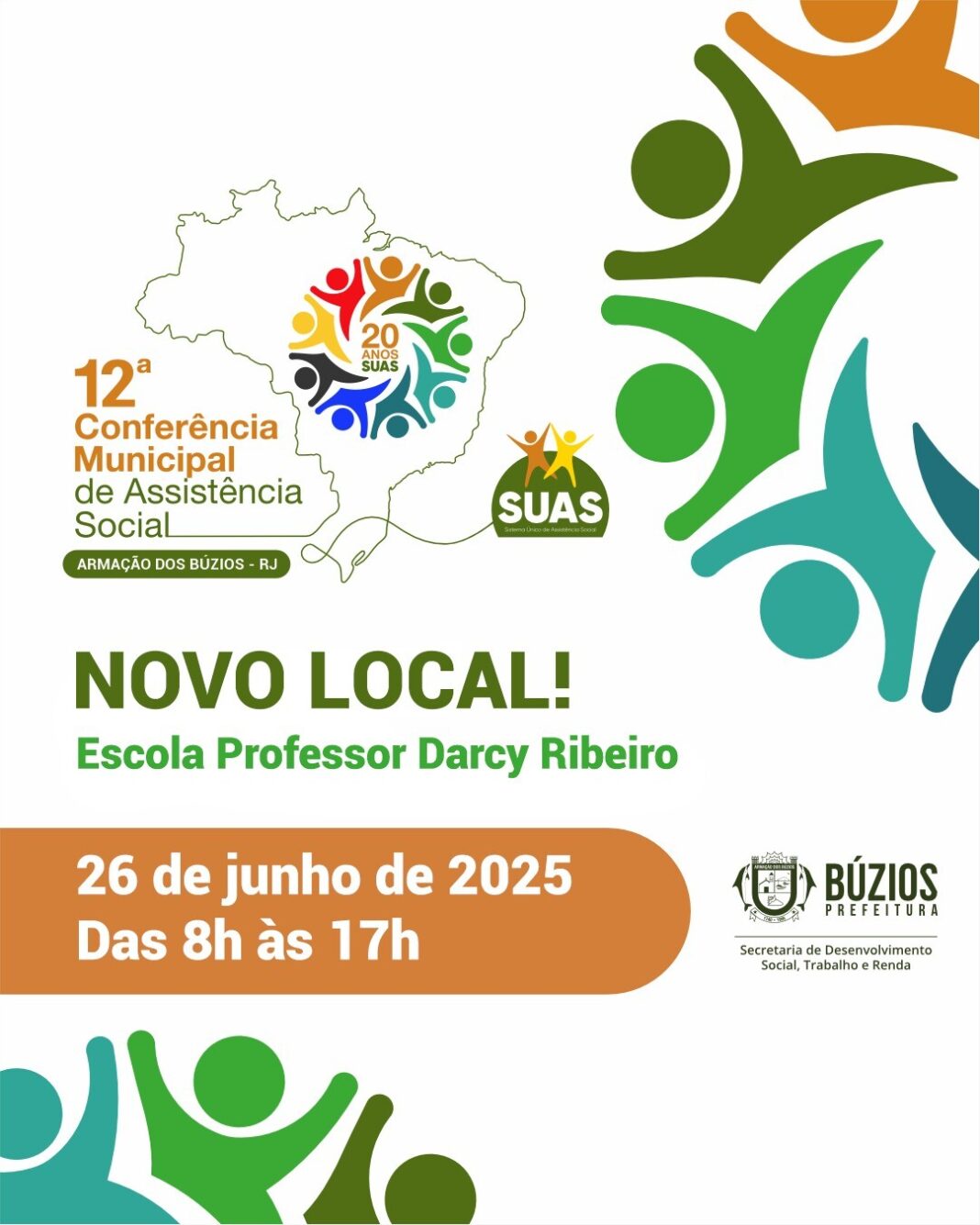 Conferência Municipal de Assistência Social terá novo local de realização