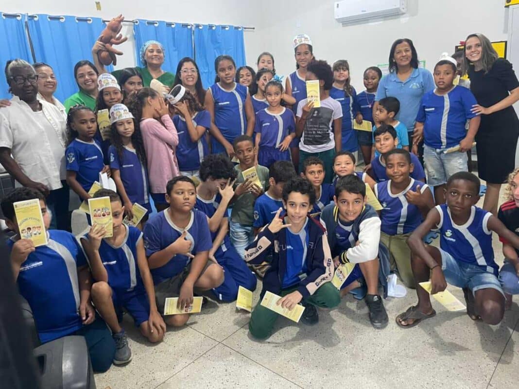 E. Mz. Pequiá recebe ações do Programa Saúde na Escola