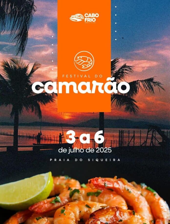 Festival do Camarão de Cabo Frio começa nesta quinta-feira