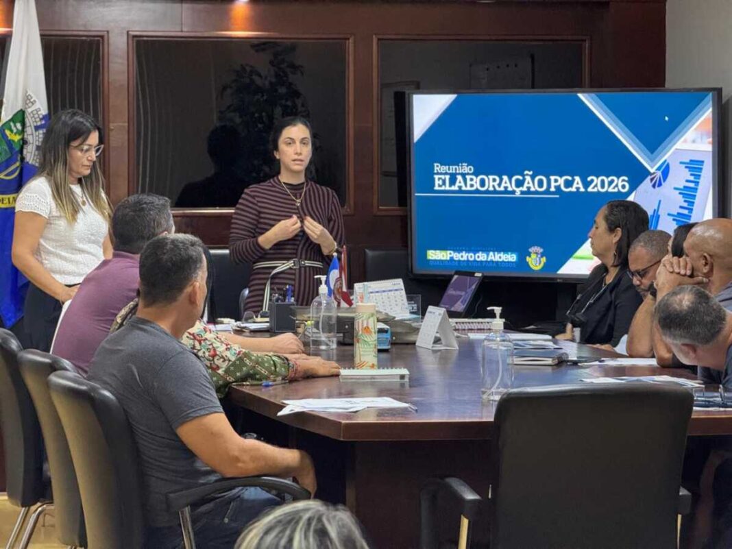Prefeitura aldeense promove reunião de alinhamento sobre o Plano de Contratações Anual de 2026