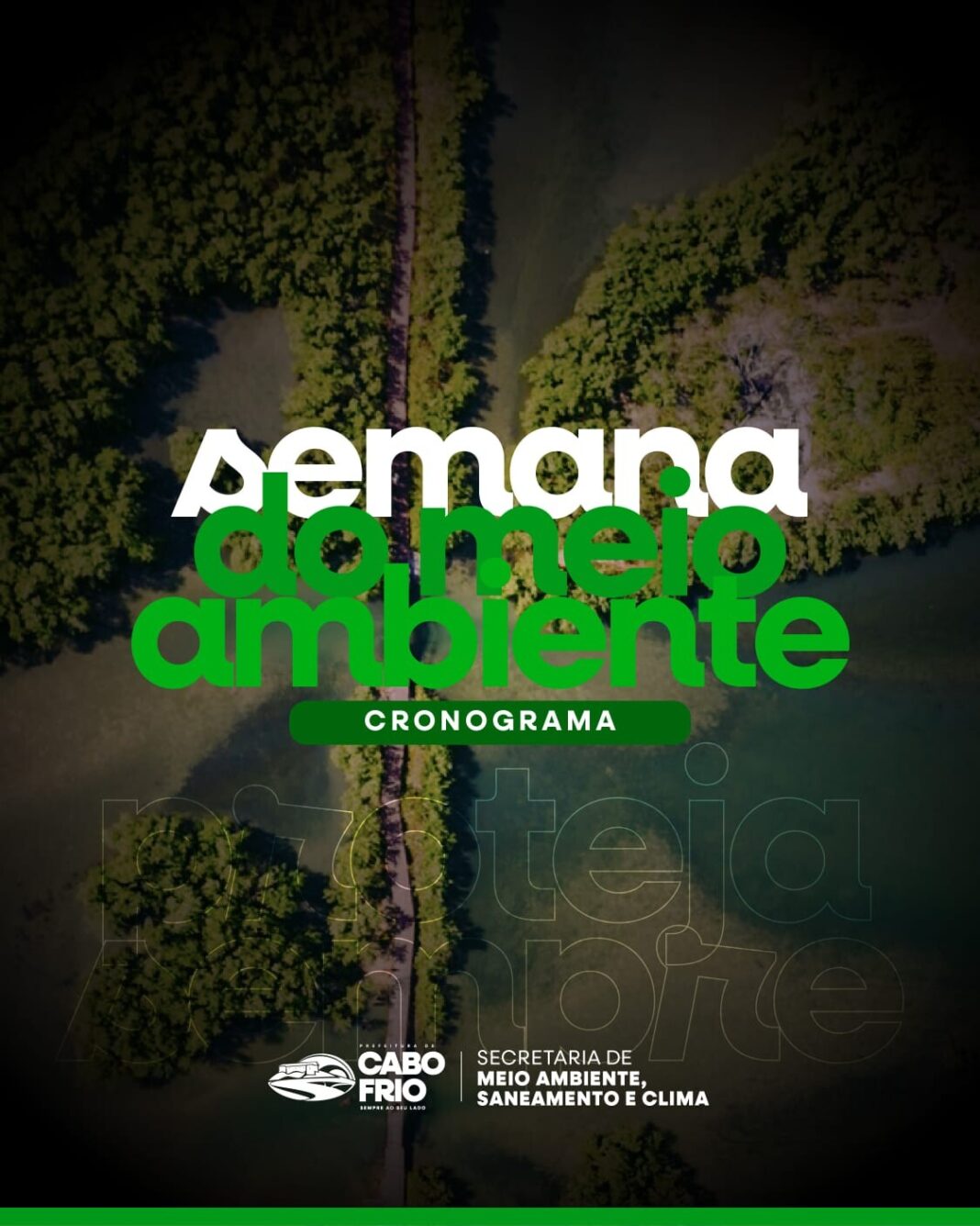 Prefeitura de Cabo Frio divulga programação da Semana do Meio Ambiente