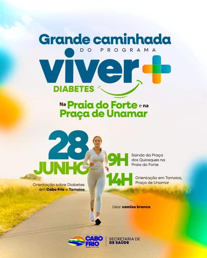 Prefeitura de Cabo Frio promove evento pelo lançamento do Programa Viver + Diabetes