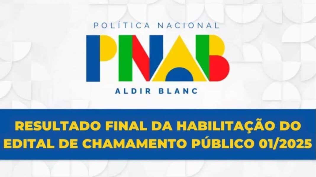 Secretaria de Cultura divulga resultado final de habilitação do Edital de Chamamento Público nº 01/2025