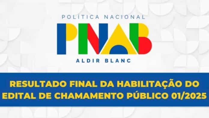 Secretaria de Cultura divulga resultado final de habilitação do Edital de Chamamento Público nº 01/2025