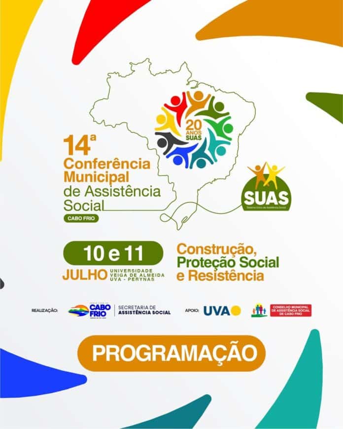 14ª Conferência de Assistência Social de Cabo Frio começa nesta quinta-feira