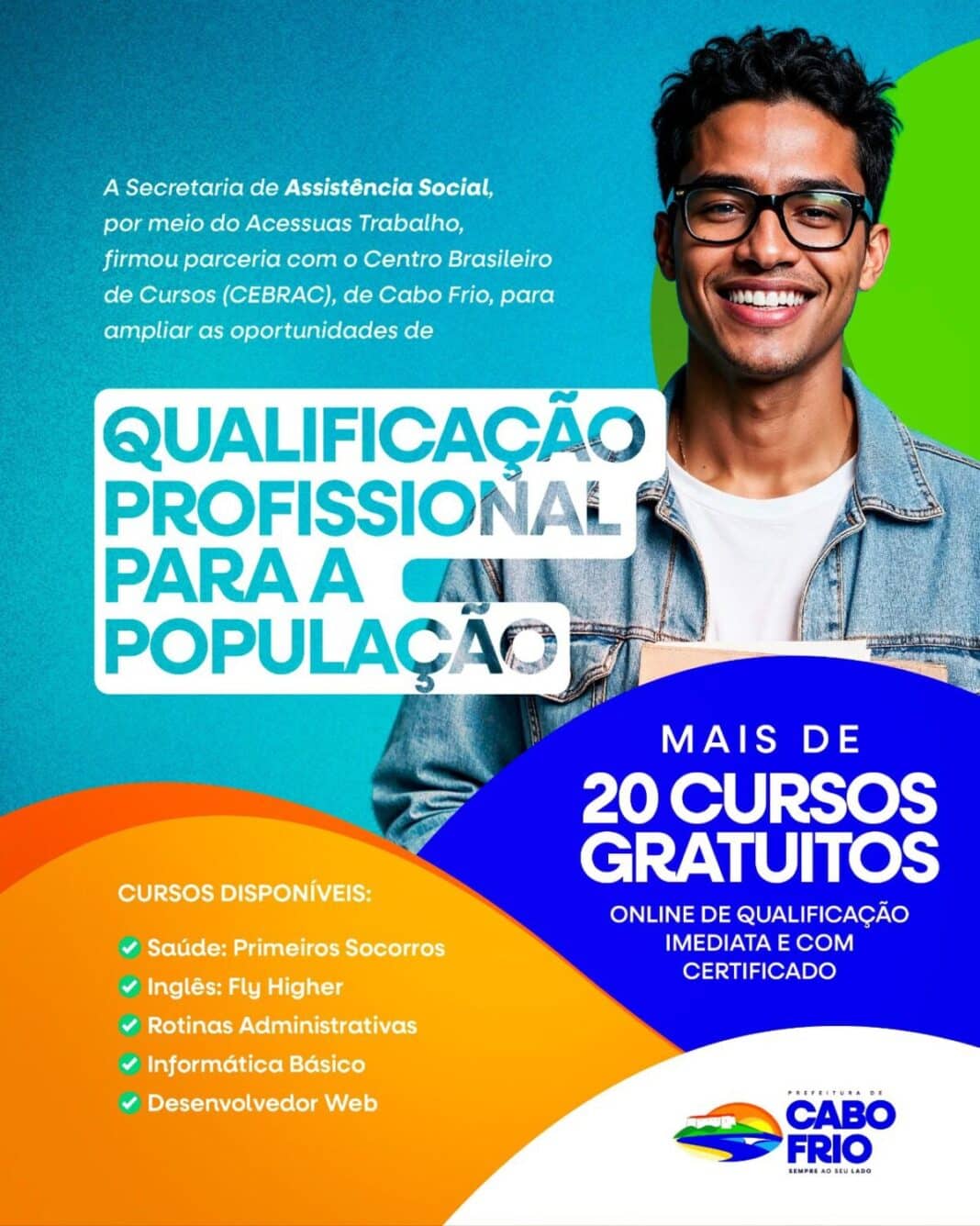 Assistência Social oferece vagas para cursos gratuitos