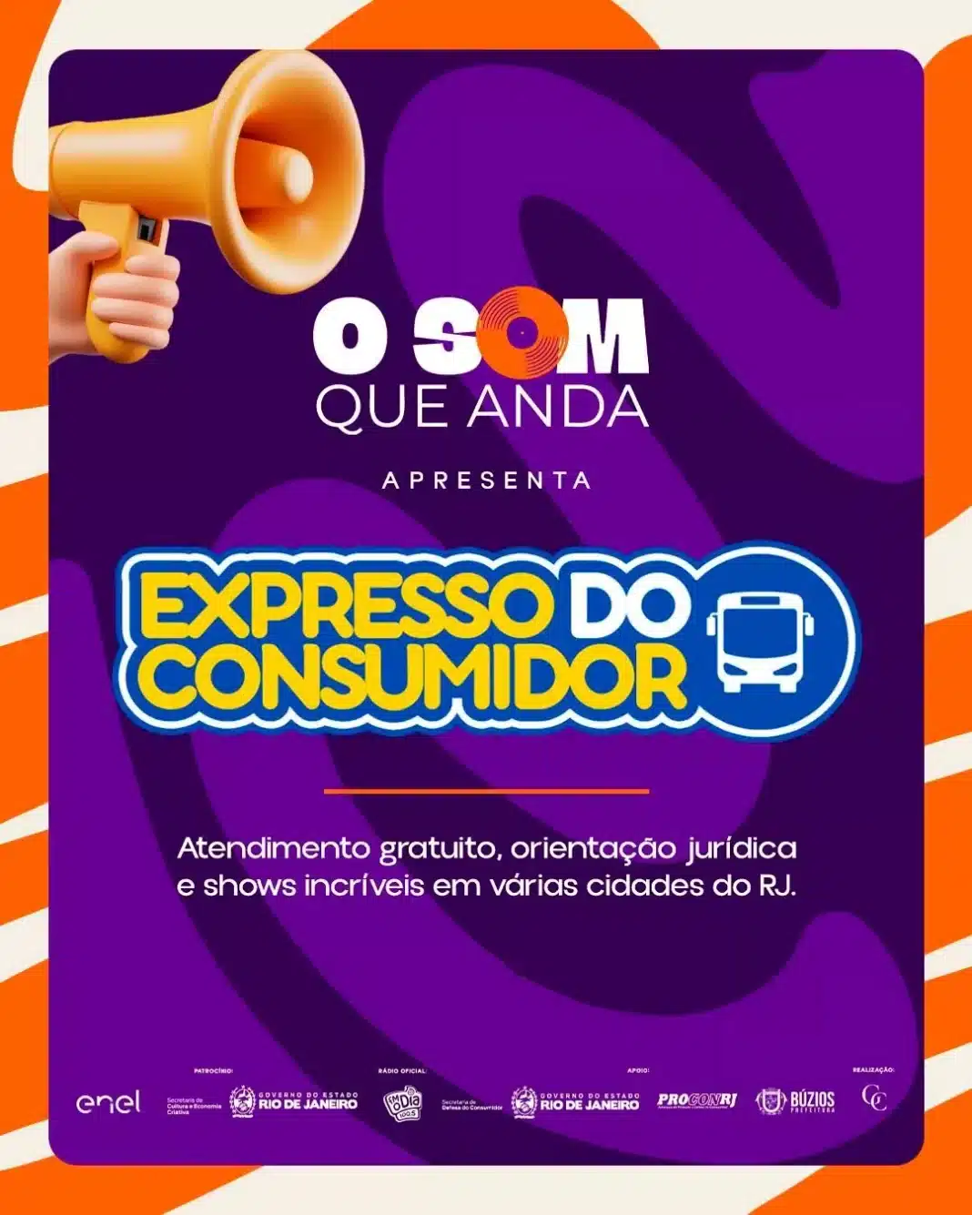 Búzios recebe neste sábado ação de cidadania e shows gratuitos na Praça Dona Uia, na Rasa