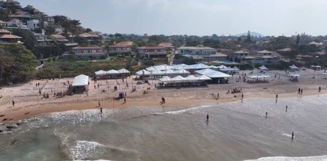 Búzios sedia RIO PRO ITF BT50 de Beach Tennis na Praia de Geribá