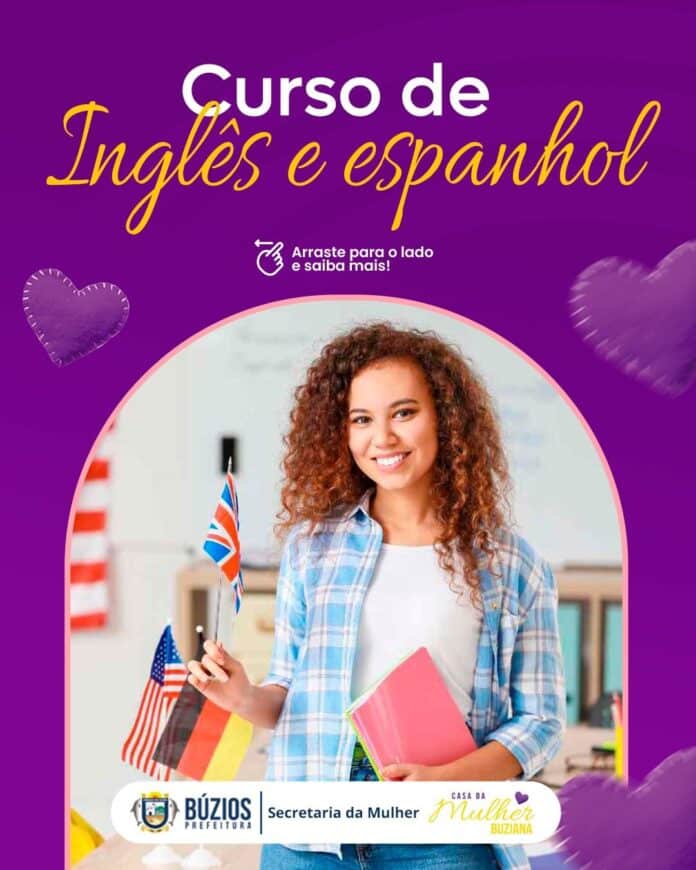 Casa da Mulher Buziana abre inscrições para cursos gratuitos de Inglês e Espanhol nesta sexta-feira