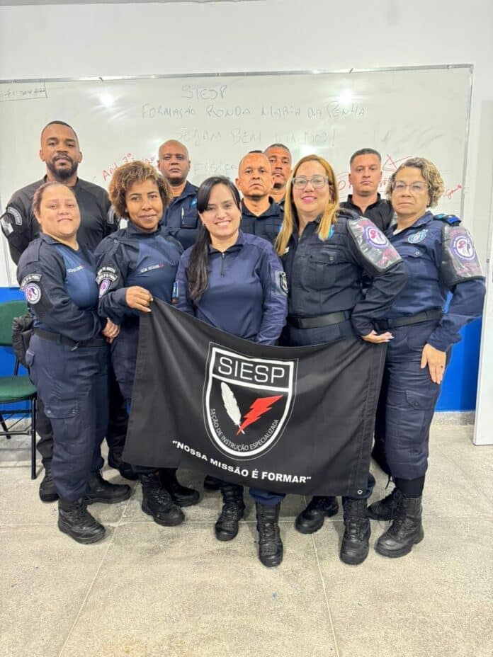 Patrulha Maria da Penha da Guarda Civil de Cabo Frio participa de curso em Mangaratiba